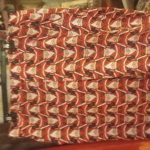 COPY - L W36-40  L32 Santa hidden elastic in band w/front Zipper 4 pocket Pants